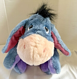 VTG 1999 Disney Ask Me More Eeyore Talking Plush Toy Fisher Price Mattel Works